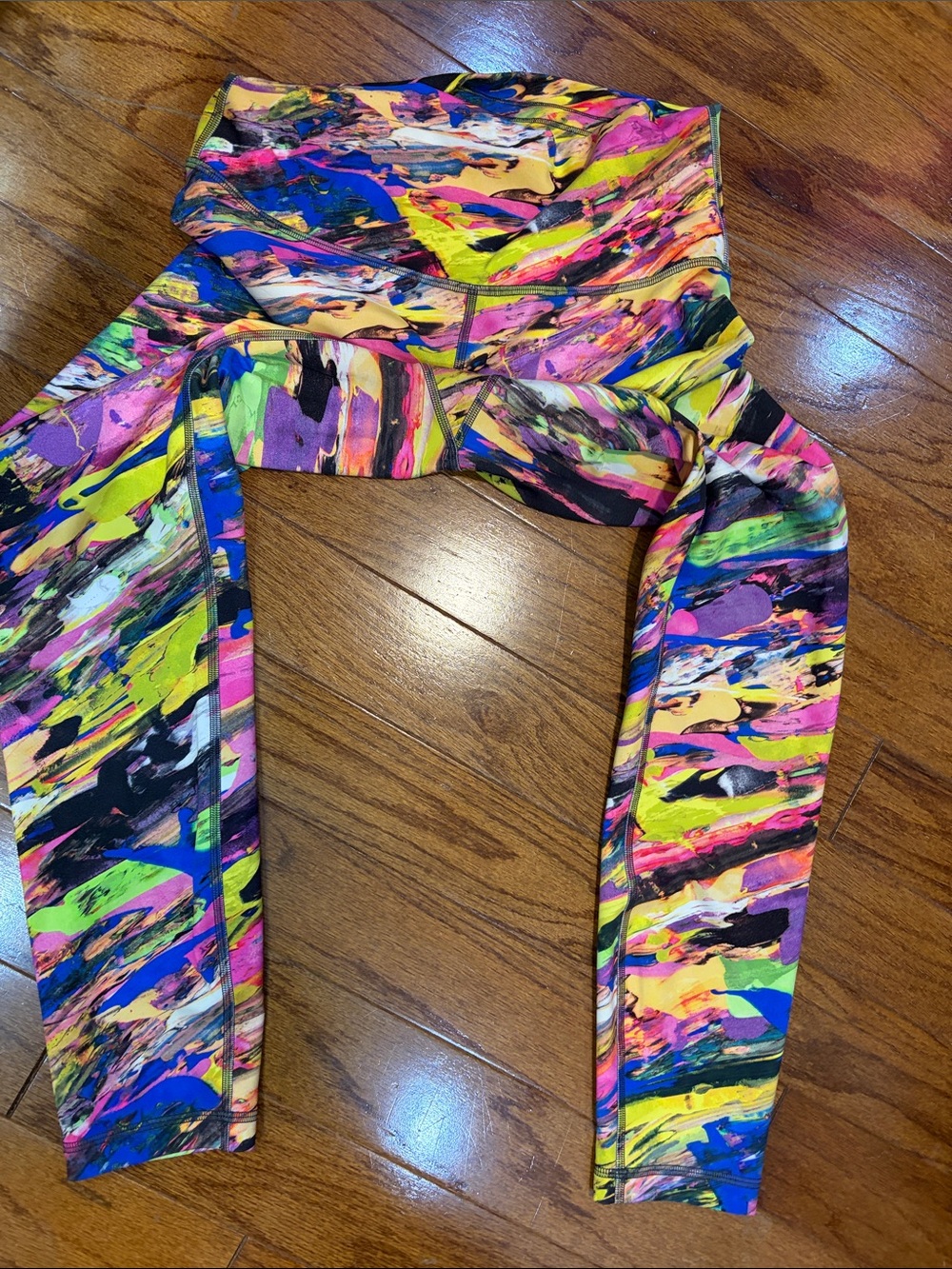 90. Lululemon Wunder Train High-Rise Tight 25" Catalyst Multi size 8 - Picture 10 of 11